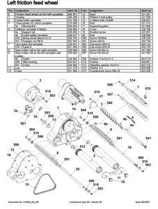 STOLL Flachstrickmaschinen-Ersatzteil 219800 Garnzuführer Edelstahl Metall+Keramik Hochwertige V3J406 Gerippte V-Riemenscheibe - Product Image 6