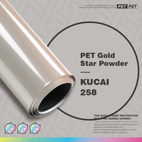 Film de protection automobile en vinyle PET effet cristal super brillant avec paillettes dorées, 1,52 x 17 m/rouleau, fourni directement par l'usine