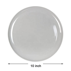 Placas grandes reutilizáveis do jantar, placas plásticas sem bpa de 10 polegadas - Product Image 2