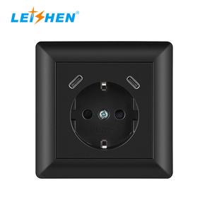 <span class=keywords><strong>Prise</strong></span> murale encastrée Schuko 55 mm avec USB, chargeur USB-C 17 W pour téléphones mobiles ou smartphones, MP3, ordinateur - Product Image 4