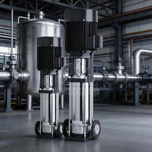 75hp 60kw Vertical Multistage Booster Pump Ultra High Water Distribution Stainless Steel - Product Image 1