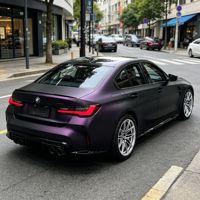 Film Vinyle Adhésif Mat PVC/PET Violet Luxe à Changement de Couleur Anti-UV Auto-Réparant pour Carrosserie Automobile DIY
