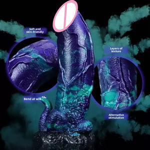 卸売シリコン製雄牛型ディルド 大人のおもちゃ 女性カップル向けファンタジー神話ディルド - Product Image 2