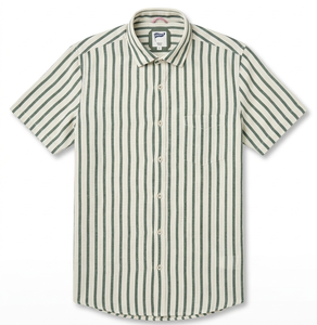 เสื้อเชิ้ตผู้ชายทรงเข้ารูปลายทางผ้าลินิน สวมใส่สบาย ระบายอากาศดี เหมาะสำหรับฤดูร้อน คุณภาพพรีเมียมสำหรับส่งออก จำหน่ายส่ง - Product Image 1
