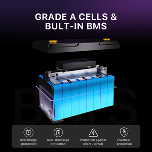 24V 60Ah khí quyển Vent thân thiện với môi trường thông minh Bluetooth mạnh mẽ Marine bắt đầu Pin chất lượng cao - Product Image 5