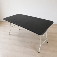 Tables pliantes d'extérieur en plastique portables de 1,8 m pour fêtes