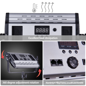 Éclairage photographique Tolifo alimenté par batterie, lumière LED RGB 150W, lumière de remplissage pour vidéo et photographie - Product Image 3