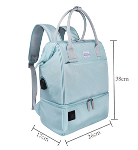 Sac à langer pour femme avec compartiments, isotherme, imperméable, en polyester, nouvelle fonction chauffante pour biberons - Product Image 5
