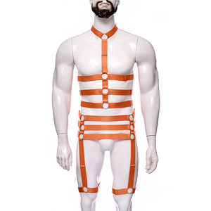 Harnais en Polyester Pastel <span class=keywords><strong>pour</strong></span> garçon gay, haut, <span class=keywords><strong>bas</strong></span>, taille, jambes, Bondage, Lingerie, ceinture à bretelles, fête érotique, 2021 - Product Image 6
