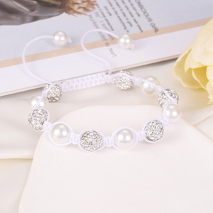 Pearl <b>Bracelet</b> White <b>Adjustable</b> Beaded Jewelry For Everyday Wear Unisex - Product Image 3