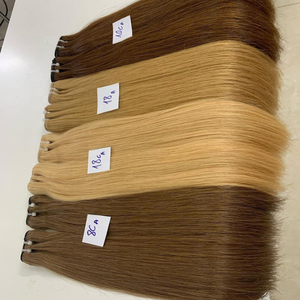 ผ้าต่อผมยอดนิยม100% เรมี่ส่วนต่อผมมนุษย์แบบไร้รอยต่อผ้าเรมี่เครื่องผมผูกด้วยมือผ้า - Product Image 3