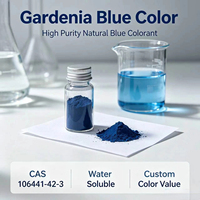 Fabrieksleverancier Gardenia Blauw Pigmentpoeder Natuurlijke Voedingskleurstof CAS 106441-42-3 voor het kleuren van voedsel en dranken