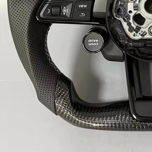 Volant en cuir haute performance style RS avec bouton de démarrage pour <span class=keywords><strong>Audi</strong></span> RS Series A6 <span class=keywords><strong>RS6</strong></span> et modèles <span class=keywords><strong>Q</strong></span> Series - Product Image 4