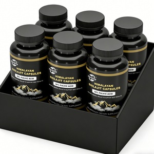Cápsulas de Shilajit del Himalaya, Suplemento Dietético de Resina Original, Extracto de Ácido Fúlvico al 50%, Cápsulas Blandas y Duras, Fabricante OEM - Product Image 2