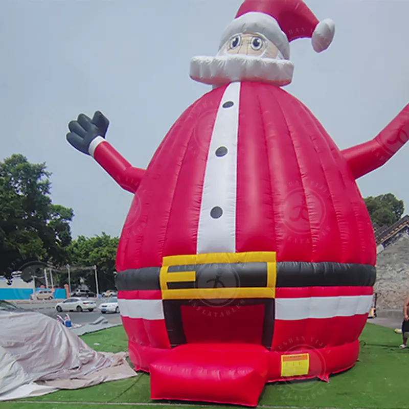 Chất lượng cao giáng sinh sử dụng Snowman Shape Inflatable Santa Claus để bán với giá nhà máy