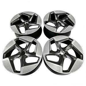 Rines de Aleación Forjados de 18 19 20 21 22 23 Pulgadas con Acabado Negro Brillante y Cara Mecanizada para <span class=keywords><strong>Bentley</strong></span> <span class=keywords><strong>Continental</strong></span> Flying Spur GT GTC - Product Image 1