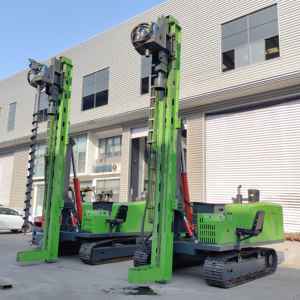 Hidrolik kazık çakma makinesi silindir paletli makine kazık sürücü hidrolik fotovoltaik çekiç kazık sürücü - Product Image 4