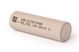 Batterie lithium-ion d'origine 3.7V Molicel P45B 21700 4500mAh Molicel INR21700 P45B Max 45A à décharge