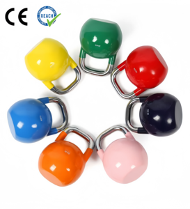 Ensemble de kettlebells de compétition VIGFIT de qualité professionnelle, en acier, réglables de 6 à 32 kg, pour les clubs de fitness - Product Image 1