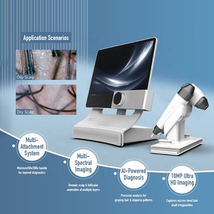 Factory Price Head Spa HD Digital <b>Microscope</b> Hair Follicle Camera ABS <b>Portable</b> Salon Home Use Scalp Diagnosis Hair Analyzer - Product Image 5