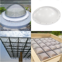 Cubierta de cúpula transparente de policarbonato de PC de moldeo de alto grado, carcasa protectora transparente para cámaras de seguridad de vigilancia CCTV