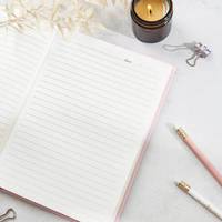 LABON Couverture rigide A5 en couleur bonbon Feuille d'or Design personnalisé Constellation doublée Couleurs pastel Carnet A5 esthétique