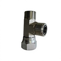 Adaptateur de tube droit hydraulique de haute précision à tolérance personnalisée, en acier au carbone et en acier inoxydable