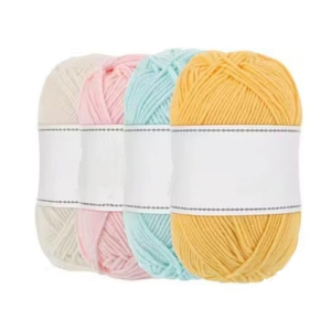 Rollos de 50g de Hilo de Mezcla de Algodón Suave y Cómodo de 5 Capas, Colorido, para Principiantes, Tejido a Mano, Acabado Recubierto para Bolsos - Product Image 3