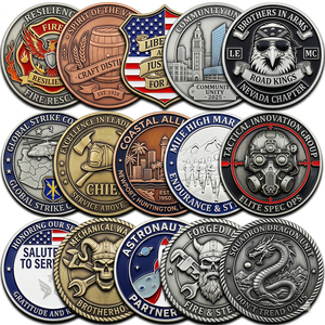 Moneda de desafío 'Raíz en Cristo' con esmalte color oro antiguo, robusta, con árbol, moneda cristiana de la suerte, monedas con versículo bíblico de la fuerza - Product Image 2