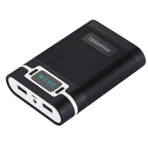 Haweel pin 4x18650 tự làm (không bao gồm) với <span class=keywords><strong>2</strong></span> x Đầu Ra USB 10000mAh hộp vỏ ngân hàng điện cho iPhone <span class=keywords><strong>Galaxy</strong></span> Sony - Product Image 2