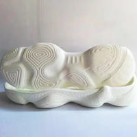 Semelles de chaussures décontractées résistantes à l'usure en gros d'usine, semelle extérieure en caoutchouc légère et durable