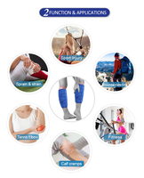 Coussinets de gel refroidissant, en polyester auto-adhésif, pour les jambes, sac chauffant, non givré, pour le soulagement de la douleur des jambes, nouveau design