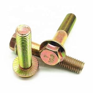 Boulon à tête hexagonale à longue jambe, plaqué zinc jaune, pour voitures, motos et moteurs diesel - Product Image 2