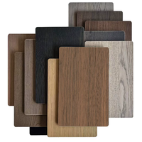 Panneau mural en PVC à installation rapide, 5 mm 8 mm, imitation bois bambou et charbon de bois, alternative au panneau de particules, pour salon