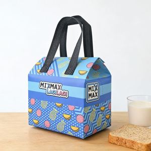 Superior Cold Chain Supply Portable Aluminum Foil Lined Waterproof Reusable Food Delivery Takeaway Carrier Packaging Bag - Product Image 3