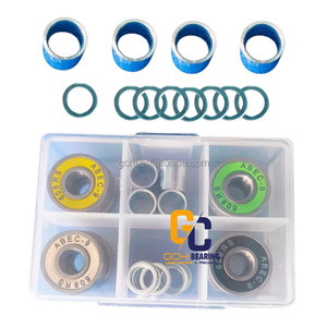 Gchi Hoge Kwaliteit Skateboard Lagers 608 + 4 Stuks Spacers + 8 Stuks Wasmachines Hardwares Plastic Box Kits - Product Image 5