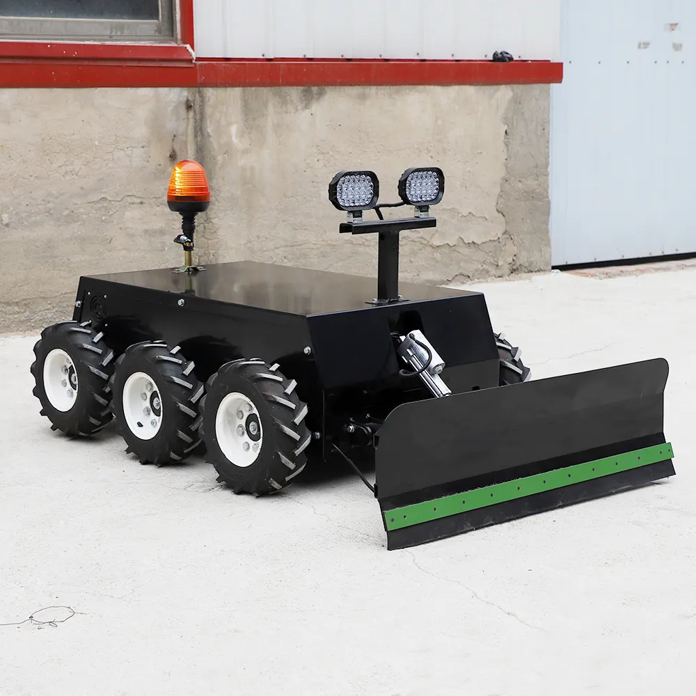 Mini Snow Plow Tractor Blade Remote Control Mower Snow Shovel Electric