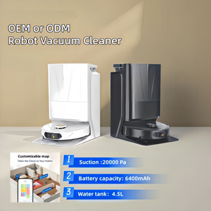 Robot aspirateur Lidar A10 Ultra Blanc/Noir avec nettoyage humide et sec, serpillière relevable, brosse latérale, idéal pour usage hôtelier - Product Image 5