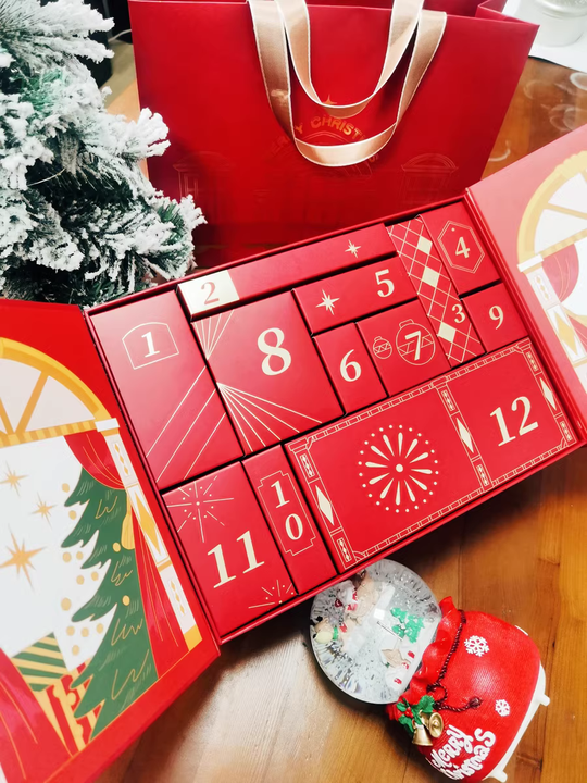 Custom Luxury 12 Days Countdown Calendar Box - Advent Calendar