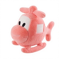 YD TOYS Jouet en peluche super doux et mignon, hélicoptère, avion, poupée en peluche avec rembourrage en coton PP pour soulager le stress