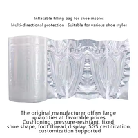 Chaussure de soutien gonflable léger Arbres à chaussures à coussin d'air en plastique PE & PA Gardien de remplissage de chaussures avec type de film protecteur
