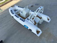 Bateau semi-rigide Haide 430, Bateau semi-rigide de luxe 420, Bateau en aluminium de 14 pieds, Bateau de pêche, Bateau pneumatique, Bateau de sauvetage semi-rigide, Bateau semi-rigide en aluminium