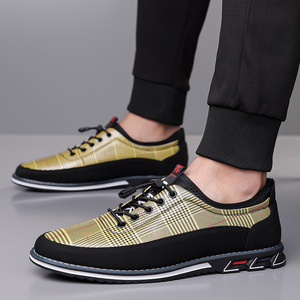 Chaussures décontractées en maille à bout rond pour hommes, respirantes, à lacets, toutes saisons, semelle extérieure en caoutchouc, chaussures bateau, taille 48 53, grande taille - Product Image 2