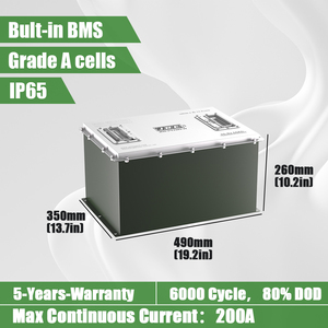 JREPOWER 3840wh 72V 50ah 골프 카트 배터리 60ah 리튬인산철 배터리 팩 클럽 카트용 - Product Image 2