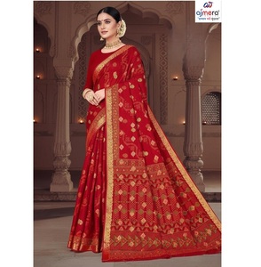 Ajmera Suti Elegant Soft Cotton Saree Traditional Printed Stylish Ethnic Fashion Collection for Women Diwali/Wedding Party All - Product Image 5