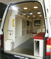 OEM Hiace Commuter Sprinter Armoires d'ambulance Fabrication de tôle en aluminium pour camping-car et fourgonnette de banlieue