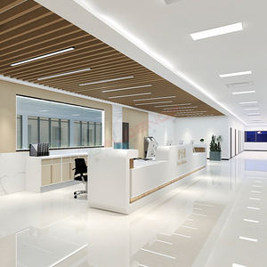 Stazione di accoglienza clinica per infermiere in legno di nuovo Design ospedale - Product Image 1