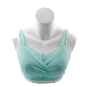 Soutien-gorge respirant en coton et élasthanne, ajustable, spécial post-chirurgie du cancer, avec armatures, pour prothèse mammaire, modèle tube en dentelle, OEM ODM - Product Image 1