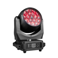 Projecteur LED motorisé KXD 19x40W RGBW 4-en-1 Bee Eye avec zoom et wash, modèle K15 DMX512, pour DJ, discothèque, mariage, événement, concert, club