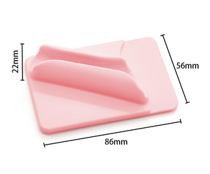 Support de téléphone en silicone à ventouse pour gloss et cartes, étui de téléphone avec porte-cartes et baume à lèvres pour la plupart des téléphones portables - Product Image 3